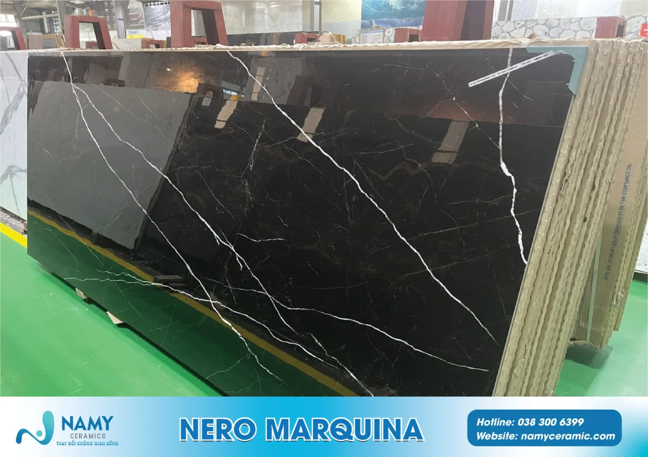 Gạch giả đá lát nền tối màu 1200x2400 tại Namy 