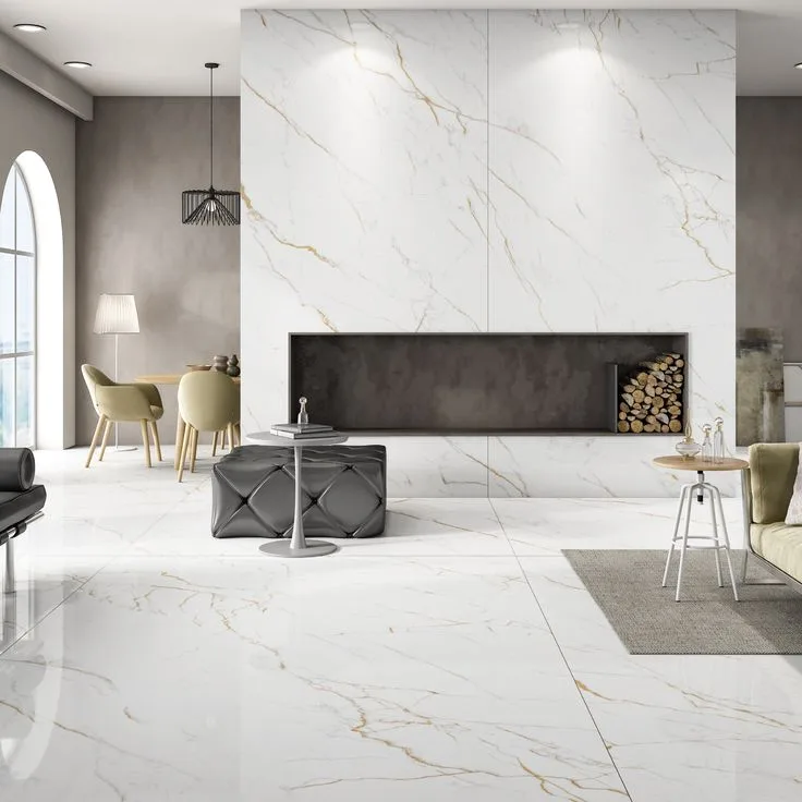 Gạch giả đá khổ lớn được dùng ốp trang trí cho tường nhà