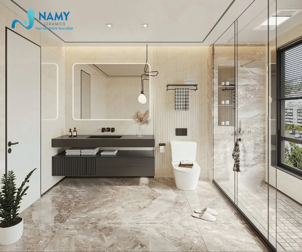 Gạch ốp lát vân đá Marble tại Namy Ceramics