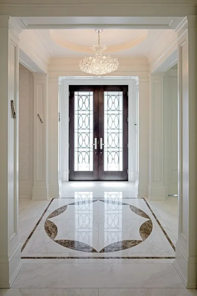 Đá granite được sử dụng để tạo ra những mẫu gạch dạng thảm sang trọng