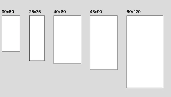 Xác định khổ gạch phù hợp với từng không gian và diện tích đã tính toán trước