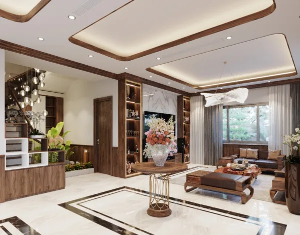 Đá nung kết màu trắng giả đá marble có thể dùng ốp sàn cho các biệt thự sang trọng