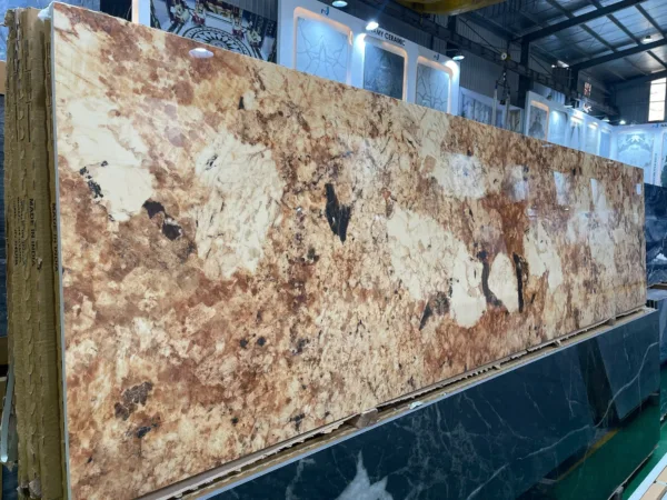 Đá nung kết giả mẫu đá hoa vàng hoàng gia